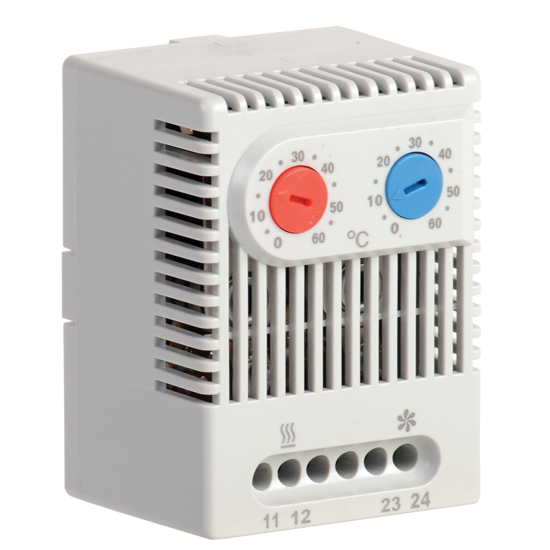 Термостат двухканальный от 0 до +60°C  NO+NO IEK